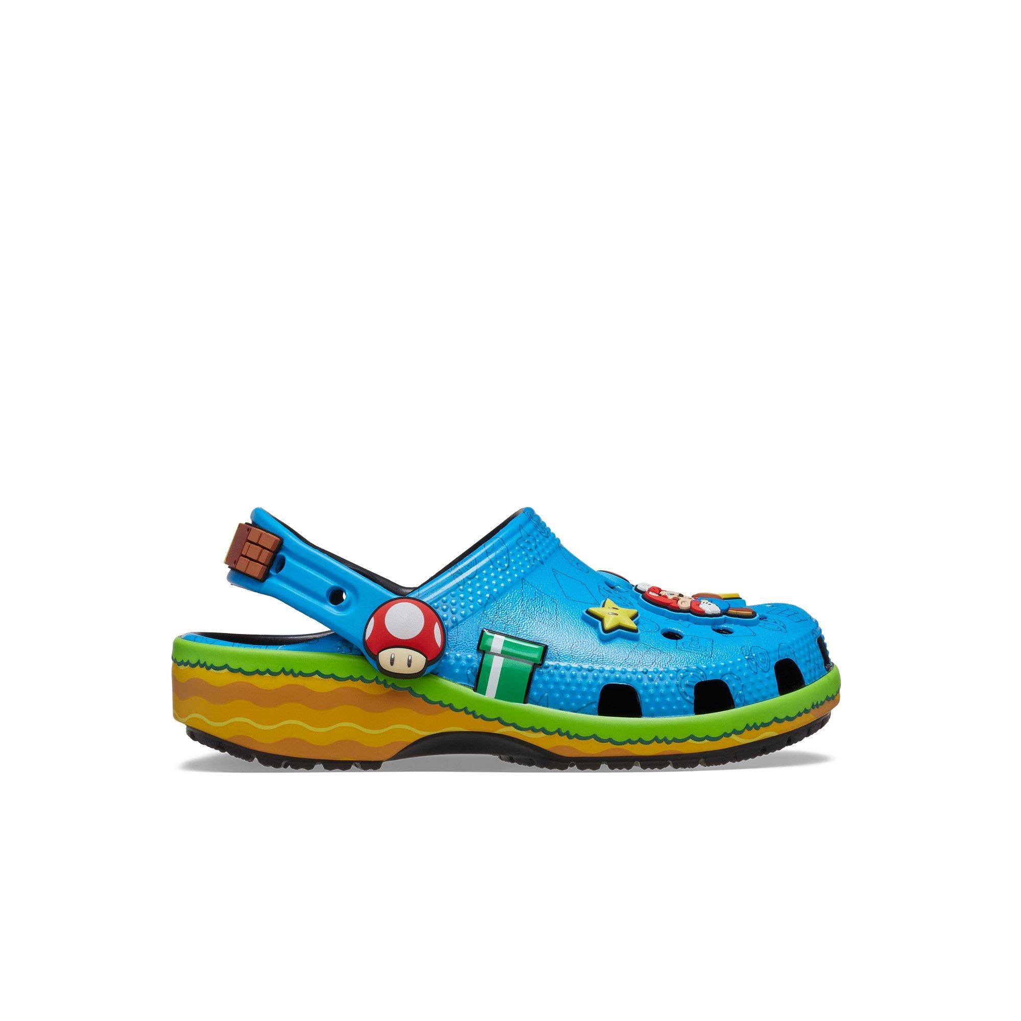 Crocs x Super Mario Classic Preschool Kids' Clog - BLUE